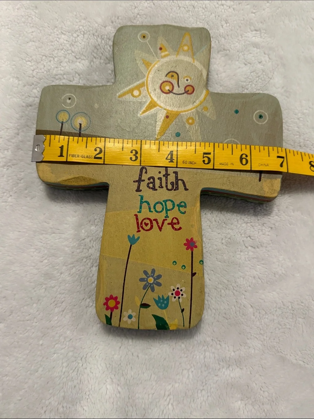 Natural Life Home Faith Hope Love Decorative Cross Wall Décor